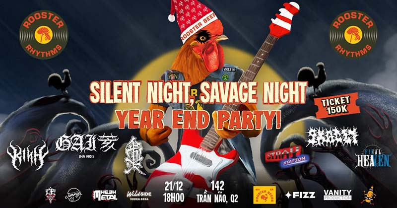 Thỏa thích uống bia và quẩy hết mình cùng âm nhạc đầy hoang dại tại Silent Night - Savage Night | Ngày 21.12.2024